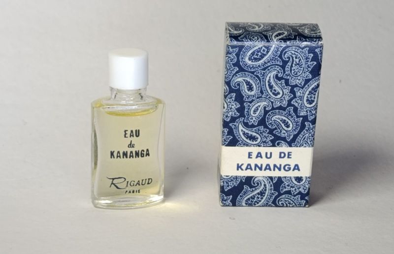 Eau de Kananga, Rigaud : photo 2 : Hauteur 4,8 cm plein en bon état