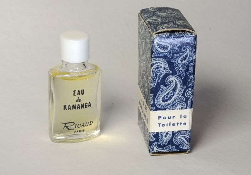 Eau de Kananga, Rigaud : photo 3 : Hauteur 4,8 cm plein en bon état