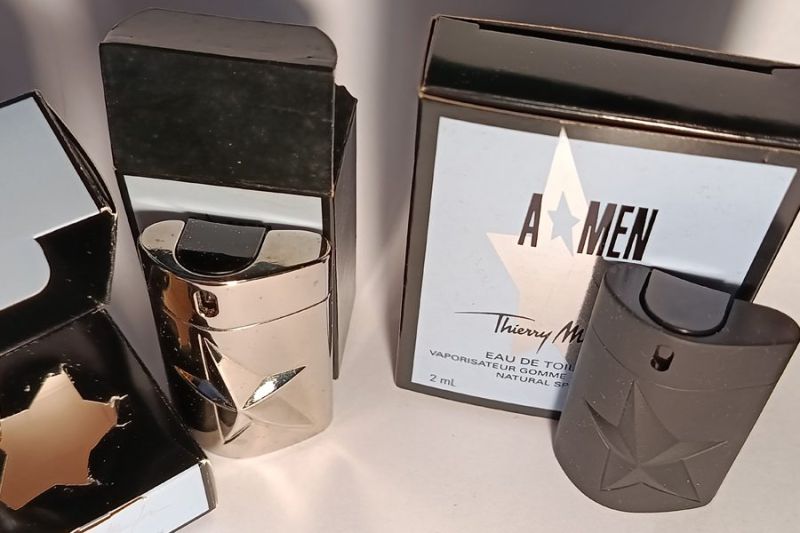 Lot de 3 miniatures, Mugler Thierry : photo 5 d'un flacon de parfum ancien