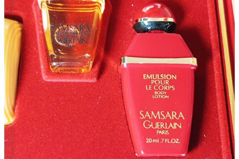 Samsara, Guerlain : photo 8 d'un flacon de parfum ancien